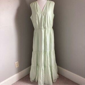 Banana Republic Green Maxi Dress Size XL Tall